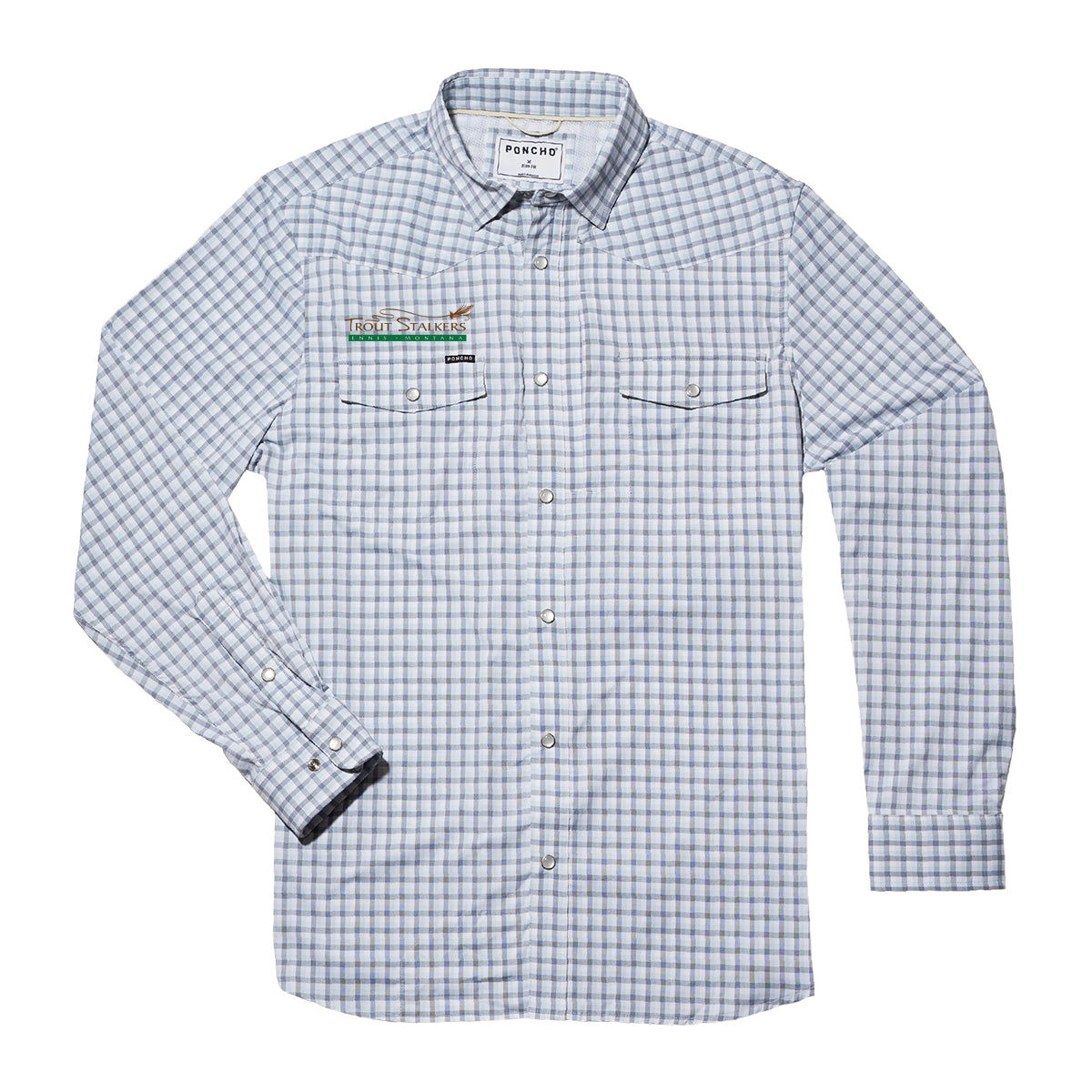 Poncho TS Logo The Blackfin LS Shirt – Trout Stalkers Fly Shop