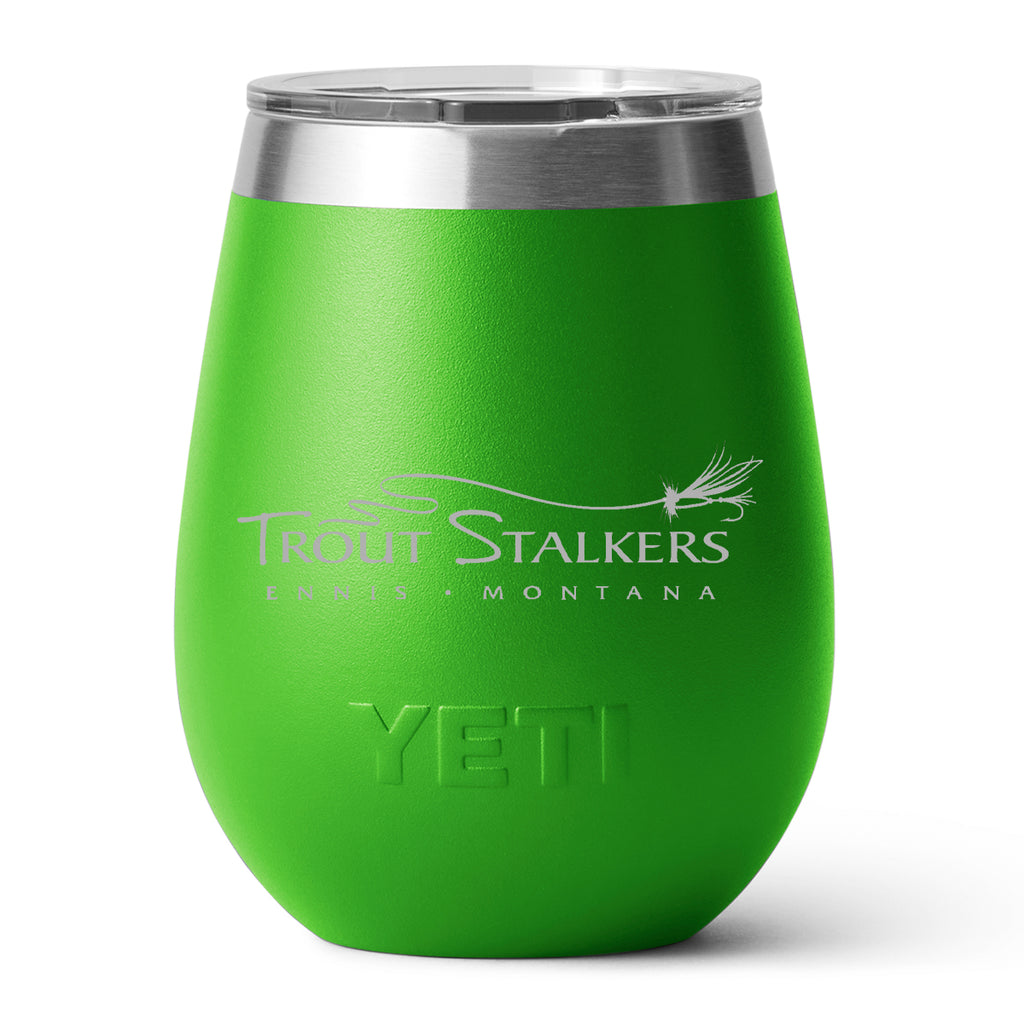 YETI MTS Logo Rambler 10 oz Wine Tumbler MS Canopy Green – Trout