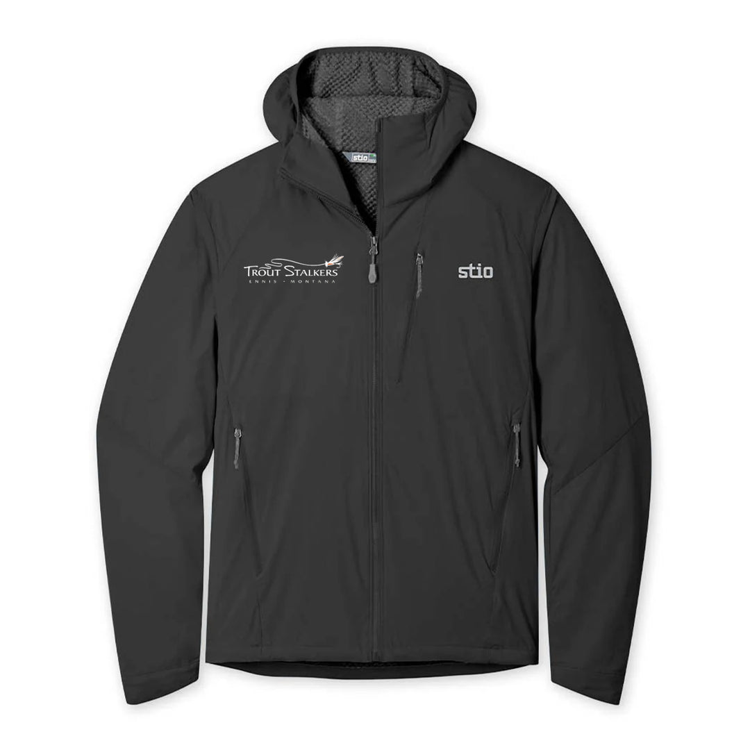 Stio MTS Logo Dawner Hooded Jacket Boundary Black – Trout Stio MTS Logo Dawner Hooded Jacket Boundary Black – Trout
