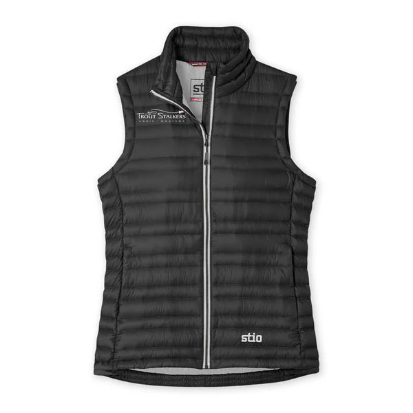Stio MTS Logo Womens Pinion Down Vest Abyss – Trout Stalkers Fly Shop