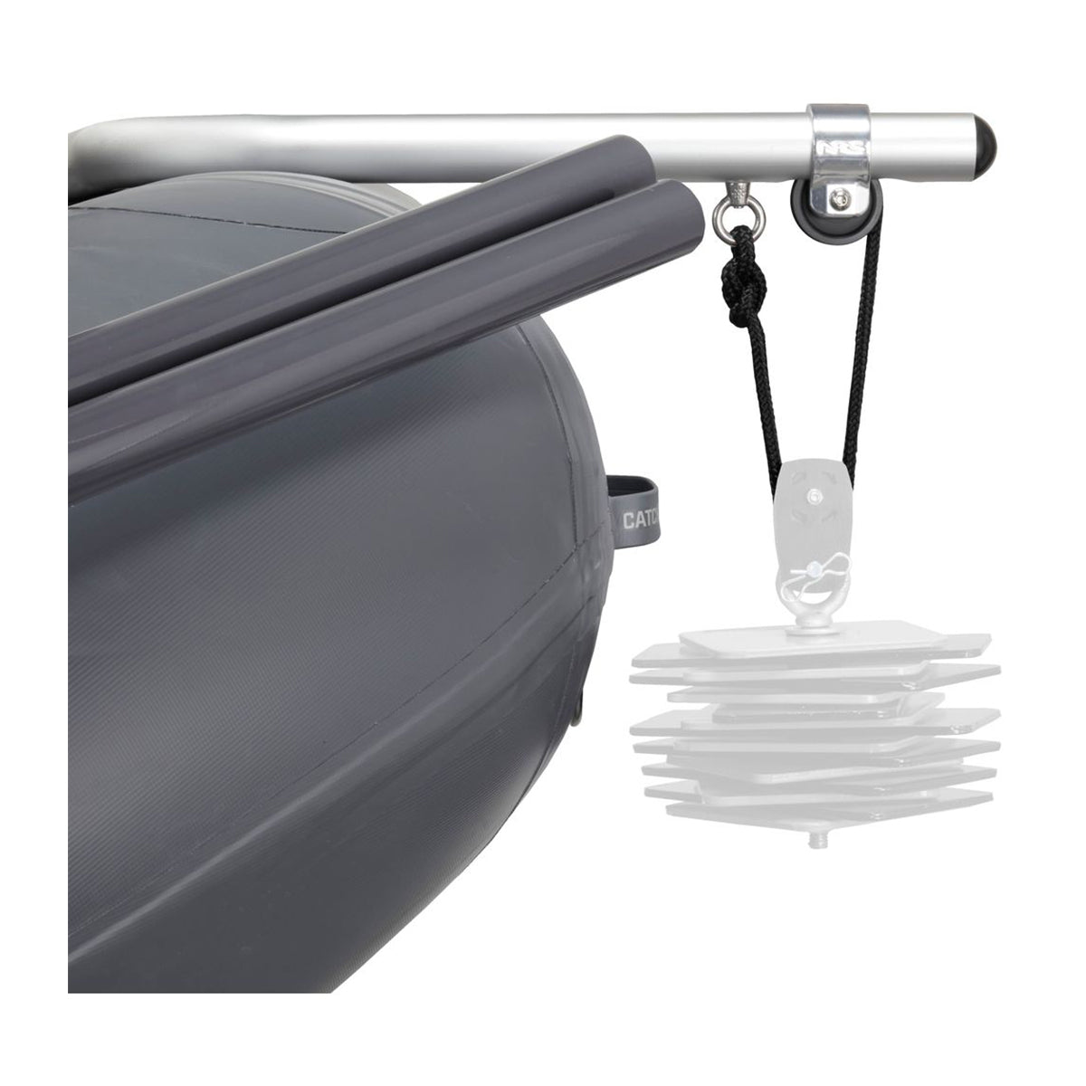 Fishing Raft Rear Rack NRS Slipstream 142 Fishing Raft Package Fishing Raft with Cataract 9 ...