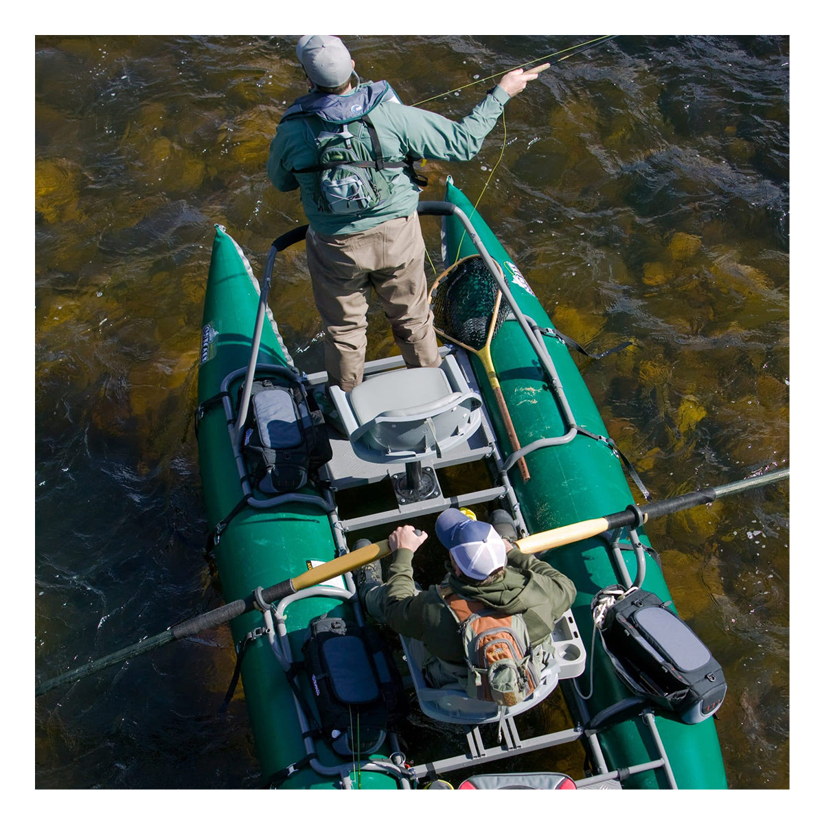 Outcast PAC 1200 Pontoon Raft with Frame – Trout Stalkers Fly Shop