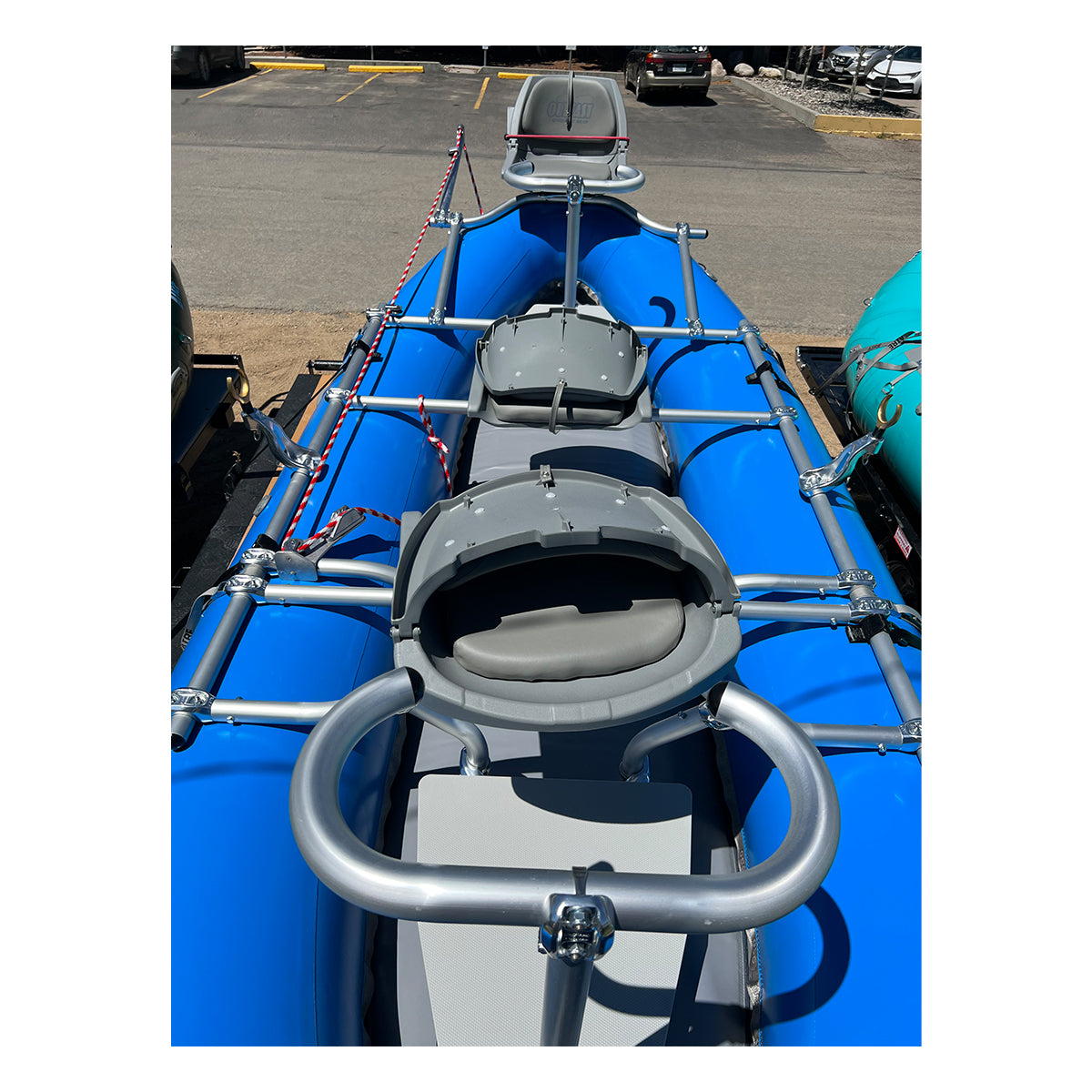 Outcast PAC 1400 Raft Blue with Frame/2021 Tight Lines Trailer – Trout ...