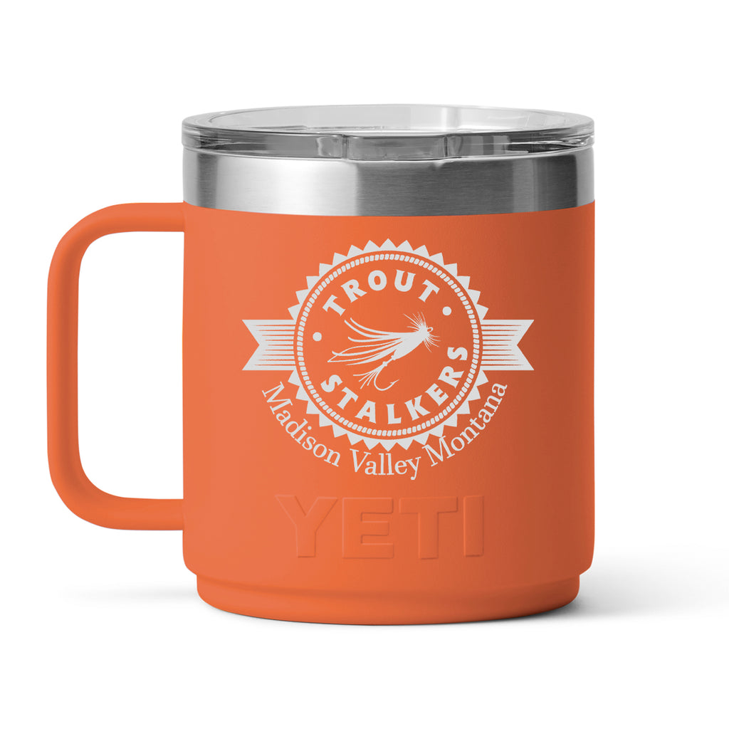 Yeti Rambler 14oz. Mug w. Magslider Lid & TLAW Logo - Desert Clay Orange -  Great Things Boutique - The Lodge At Woodloch